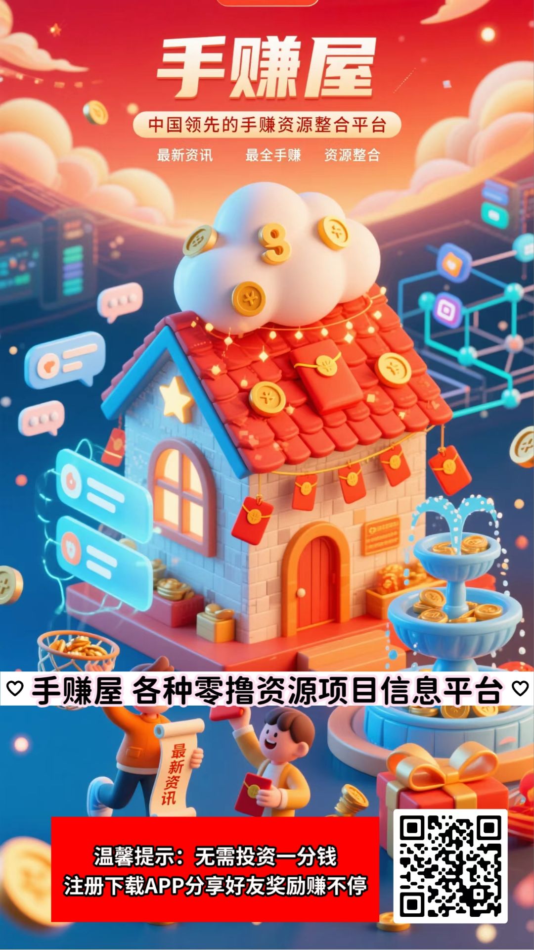 2026最火爆赚钱项目,拉新5元,提现秒到